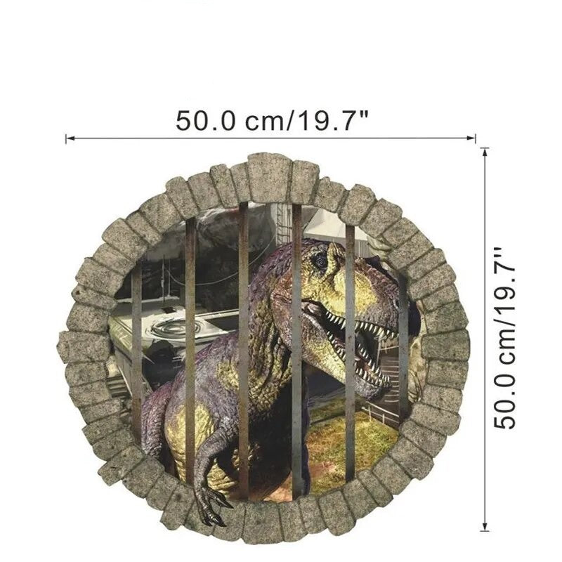 Αυτοκόλλητο Τοίχου Δεινόσαυρος 3D Αρ. 64