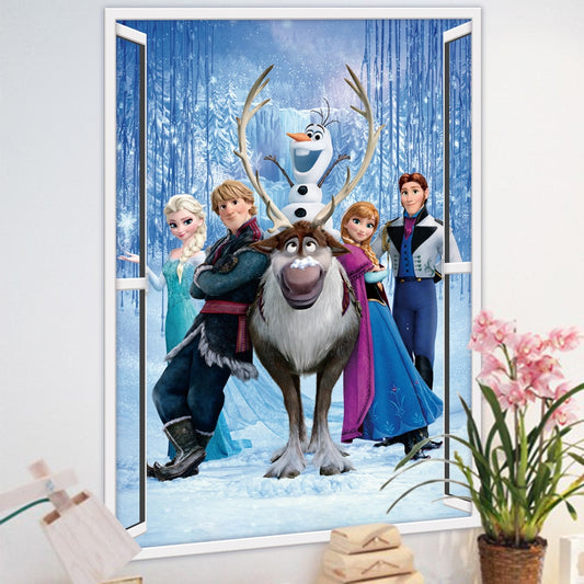 Αυτοκόλλητο Τοίχου Frozen 3D Αρ.48