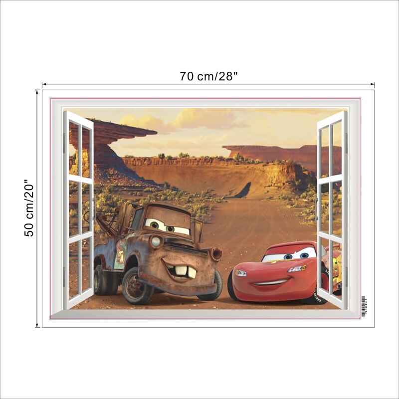 Αυτοκόλλητο Τοίχου Disney Mcqueen Αρ. 45