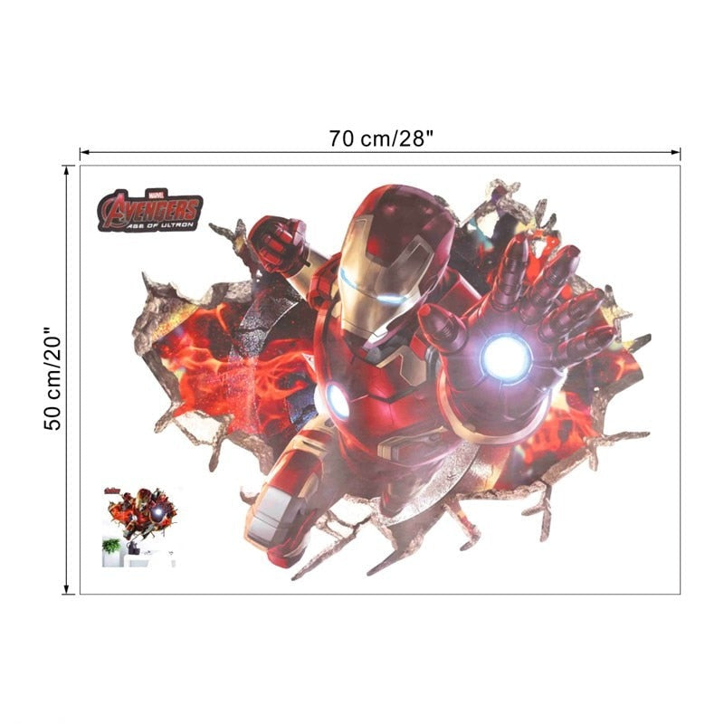 Αυτοκόλλητο Τοίχου Iron Man Αρ. 49
