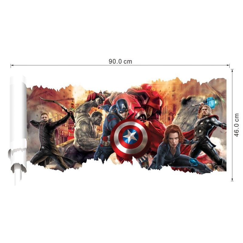 The Avengers 3D Wall Sticker No. 52