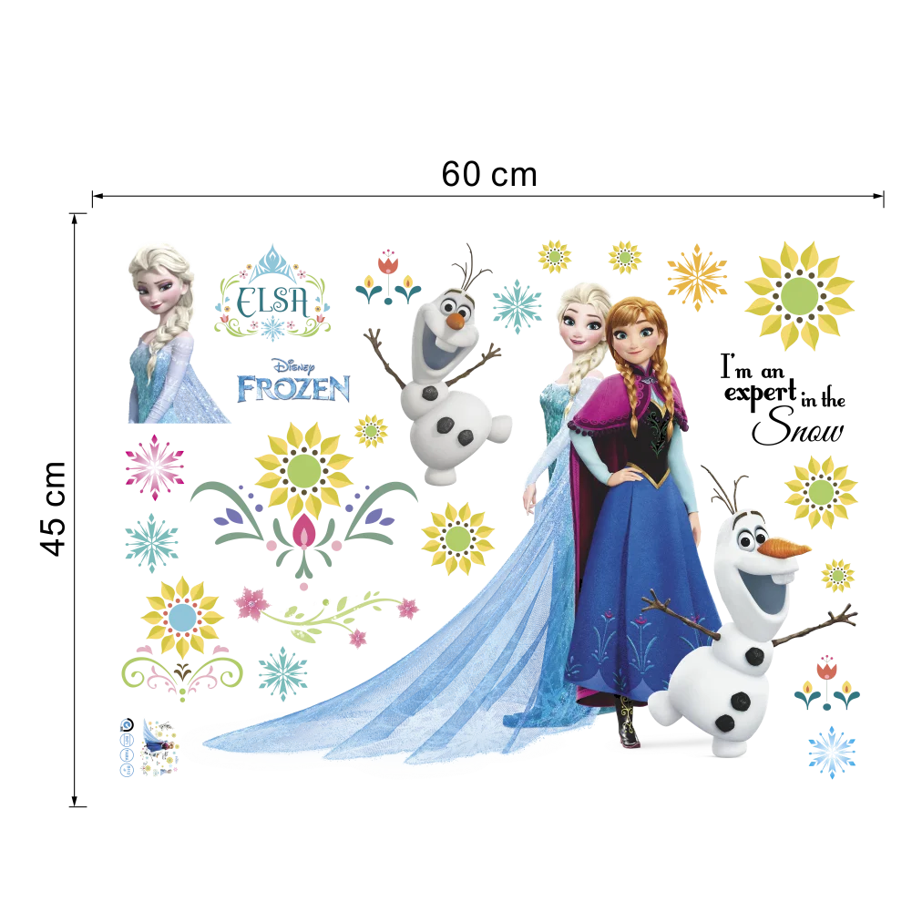 Αυτοκόλλητο Τοίχου Frozen Αρ.67