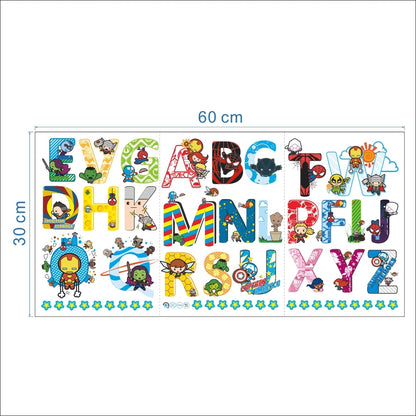 English Alphabet Cartoon The Avengers No.51