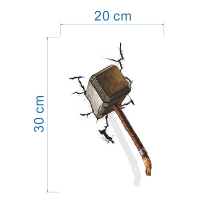Αυτοκόλλητο Μπάνιου Thor Hammer Αρ.84