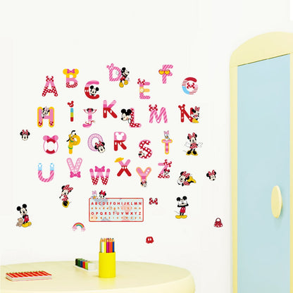 Αυτοκόλλητο Αγγλική Αλφάβητος Mickey Mouse Αρ.60