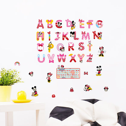 Αυτοκόλλητο Αγγλική Αλφάβητος Mickey Mouse Αρ.60