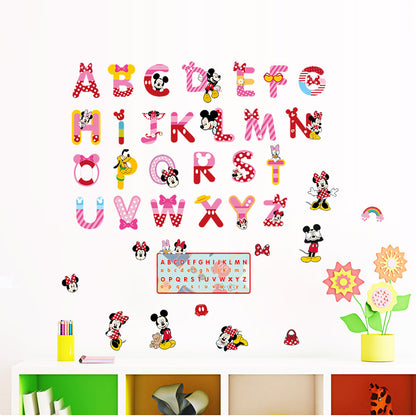 Αυτοκόλλητο Αγγλική Αλφάβητος Mickey Mouse Αρ.60