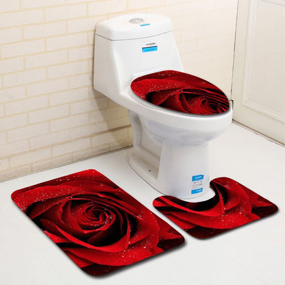 Set of Bath Mats Rose KLV 094