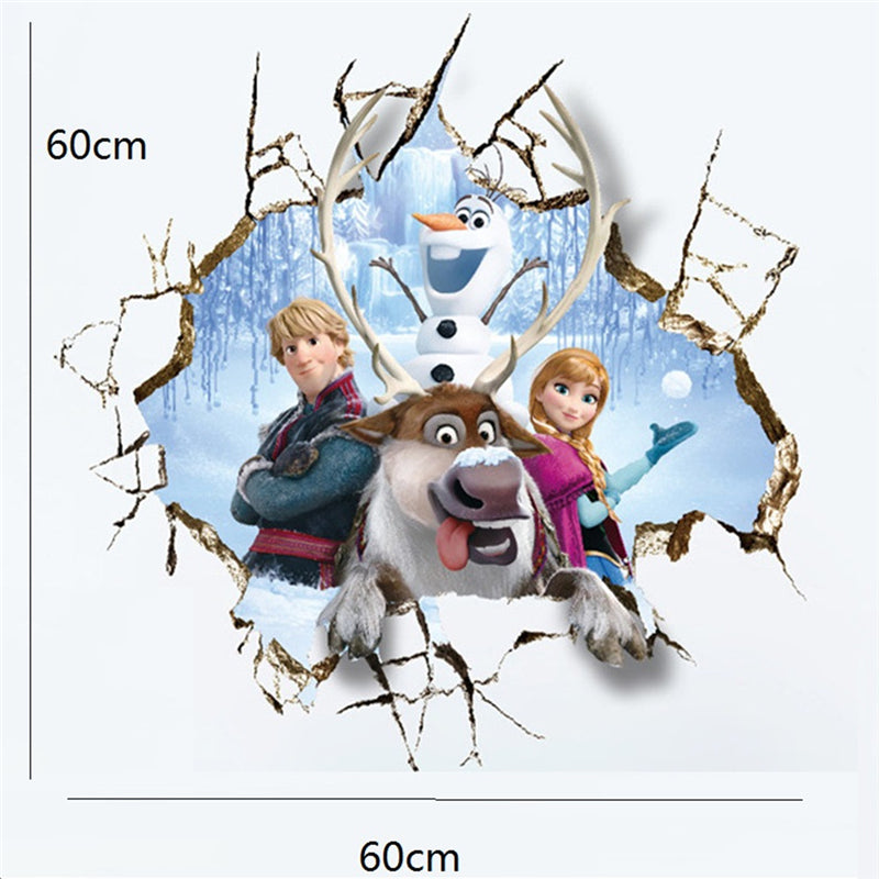 Αυτοκόλλητο Τοίχου Frozen 3D Αρ.43
