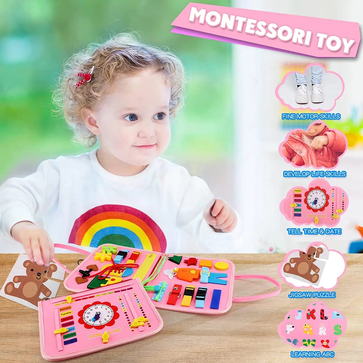 Το Κορυφαίο Busy Board Montessori – Η Απόλυτη Επιλογή Παιχνιδιού!