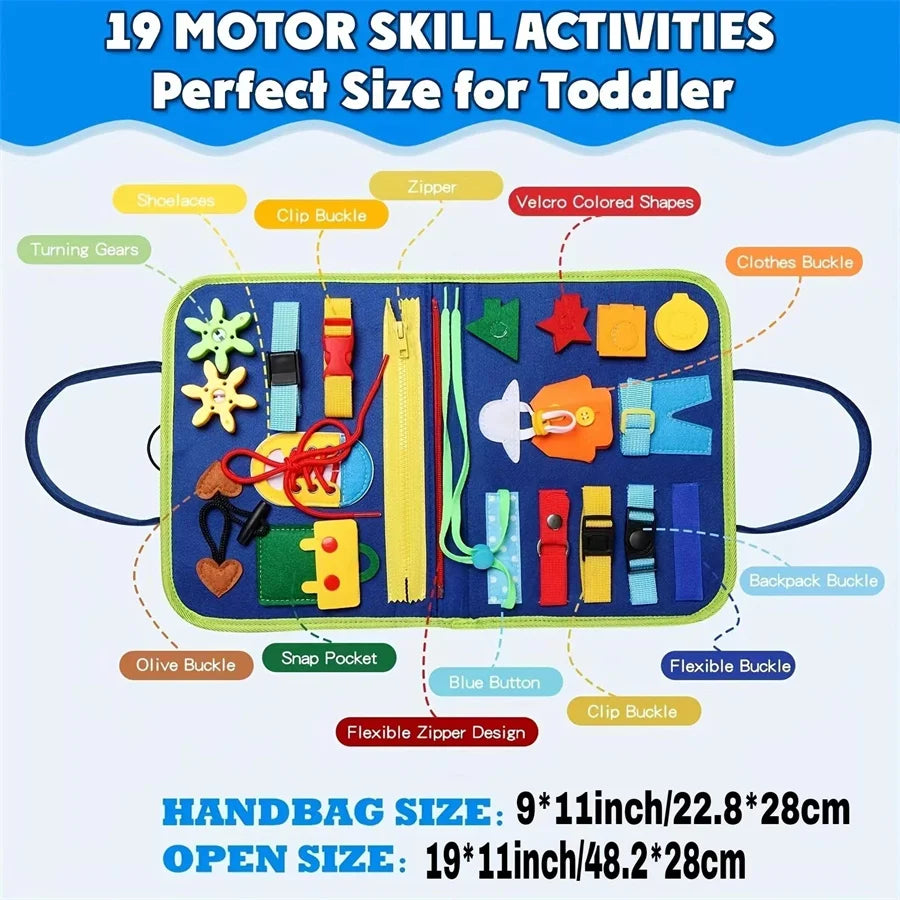 Εκπαιδευτικός Πίνακας Δραστηριοτήτων Montessori 3 - Η Μάθηση Γίνεται Παιχνίδι!