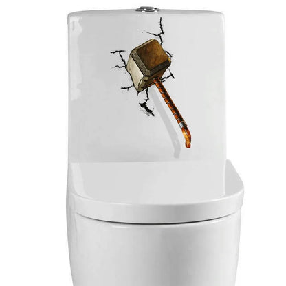 Αυτοκόλλητο Μπάνιου Thor Hammer Αρ.84