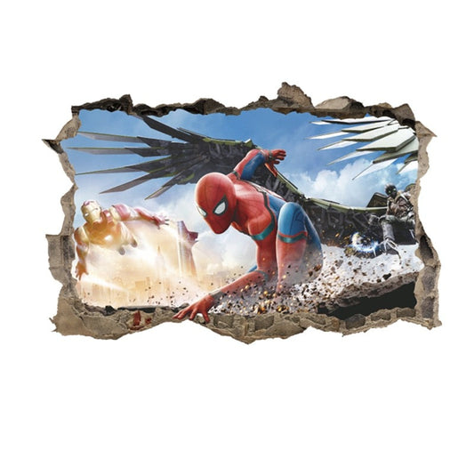 Αυτοκόλλητο Τοίχου Spiderman 3D Αρ. 50