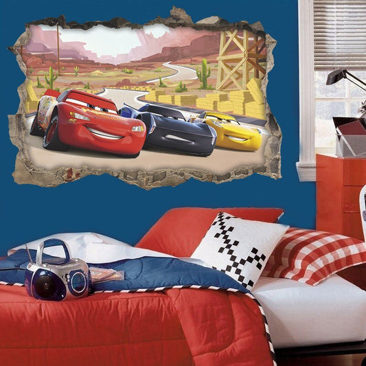 Αυτοκόλλητο Τοίχου Disney Pixar Cars 3D Αρ. 46