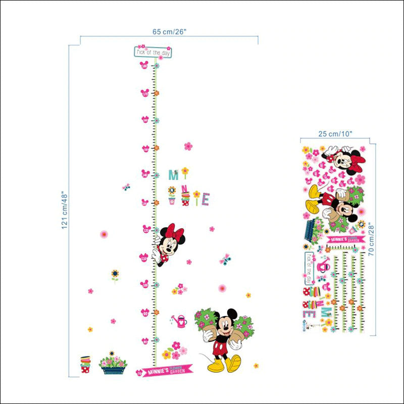 Height meter for children's room Mickey Mouse No. 59