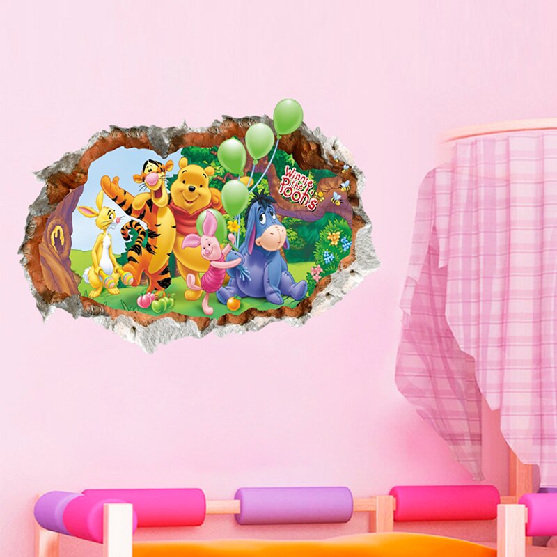 Αυτοκόλλητο Τοίχου Winnie The Pooh 3D Αρ.75