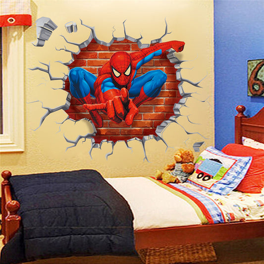 Τρισδιαστατα Αυτοκολλητα Τοιχου Spiderman Αρ. 63 - Αυτοκόλλητα τοίχου 3D Sit Happens